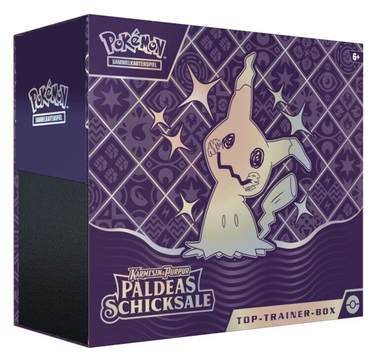 Pokémon Paldeas Schicksale Top Trainer Box DE