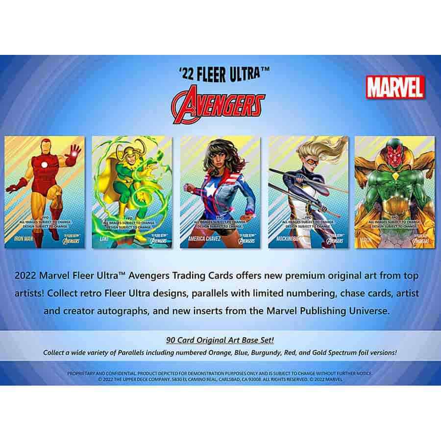 Marvel Fleer Ultra Avengers Hobby Box (Upper Deck 2022) – Bild 2