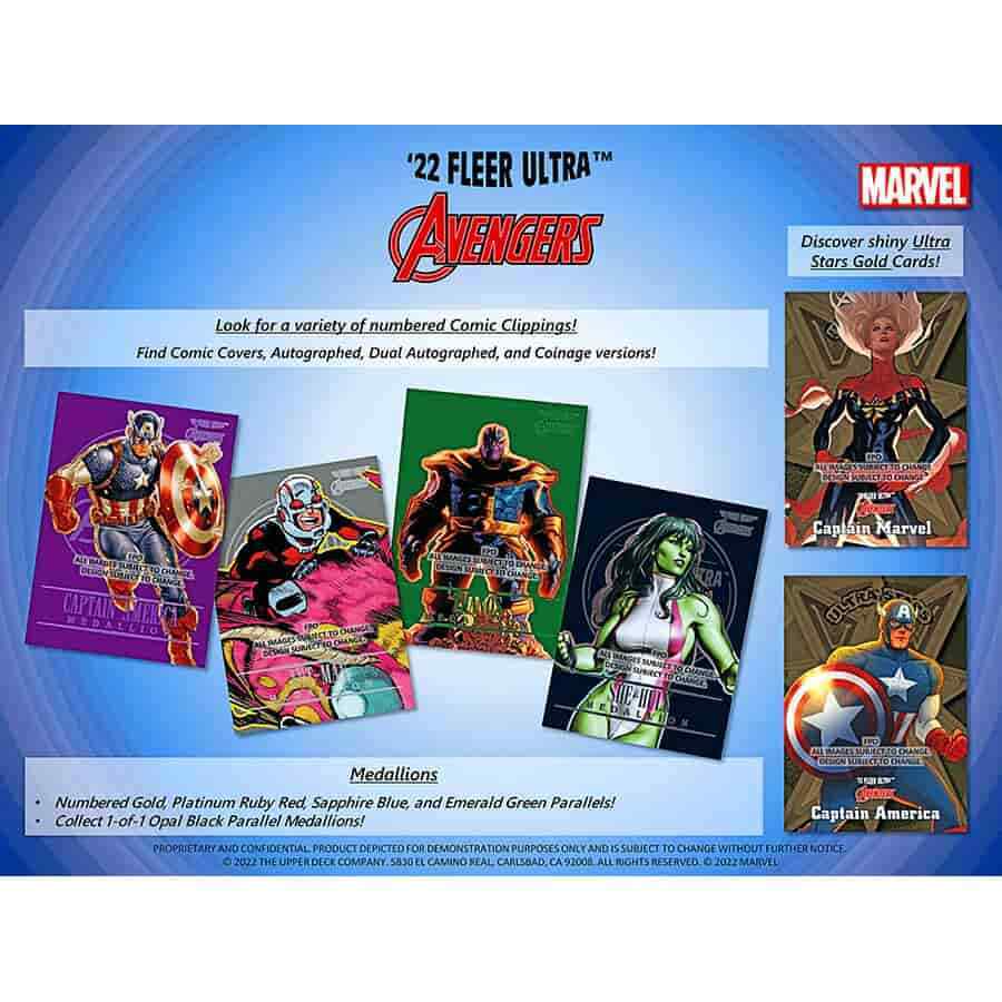 Marvel Fleer Ultra Avengers Hobby Box (Upper Deck 2022) – Bild 3