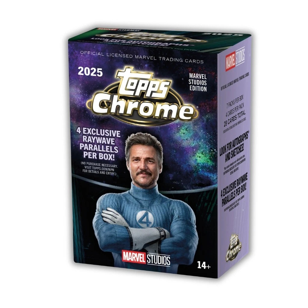Topps 2025 Marvel Studios Crome Value Blaster Box