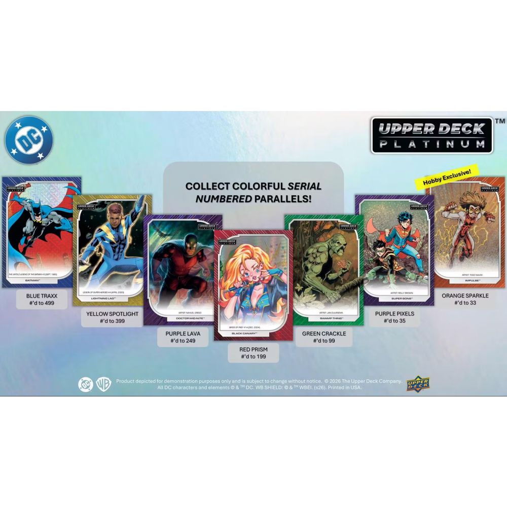2026 Upper Deck Platinum: DC Trading Cards Hobby Box – Bild 2