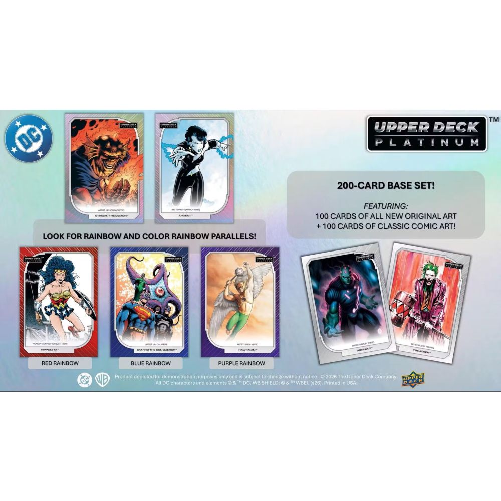 2026 Upper Deck Platinum: DC Trading Cards Hobby Box – Bild 3