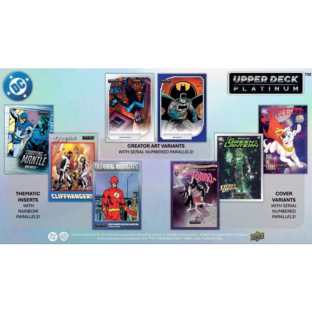 2026 Upper Deck Platinum: DC Trading Cards Hobby Box – Bild 5
